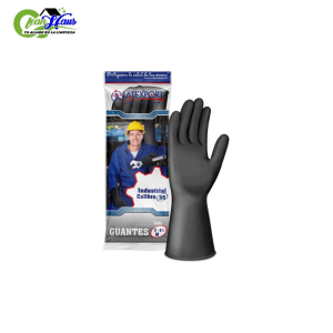 GUANTE INDUSTRIAL LATEXPORT NEGRO Y AMARILLO CALIBRE 35