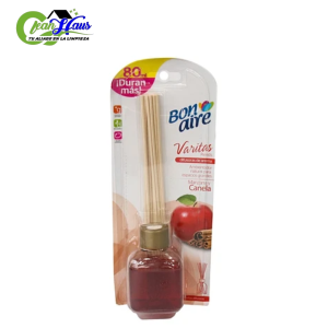 AMBIENTADOR BONAIRE MANZANA CANELA VARITAS X 40 ML!!