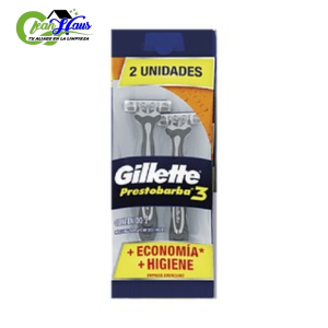 Cuchilla Gillette Prestobarba 3 2 Unidades Oferta