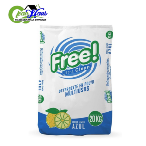 Detergente En Polvo Free Bulto 20kg