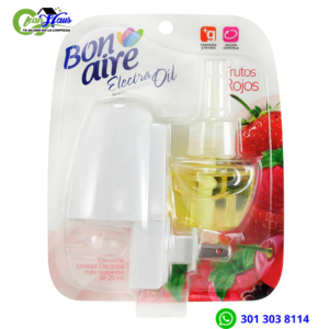 Ambientador Electra Oil  Bonaire und Eléctrica + Repuesto x 25ml (frutos rojos,vainilla y frutos del caribe)