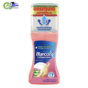 LAVALOZA BLANCOX LOZACREM ALOE Y ROSAS BOTELLA X 850 ML