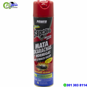 Insecticida Sapolio en Aerosol mata cucarachas y hormigas 360ml
