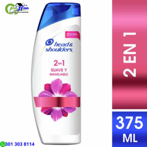 Shampoo Head & Shoulders Suave y Manejable 2en1 x375mL