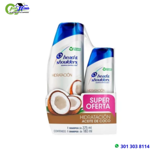 Shampoo H&s Head & Shoulders 375ml + 180ml Oferta
