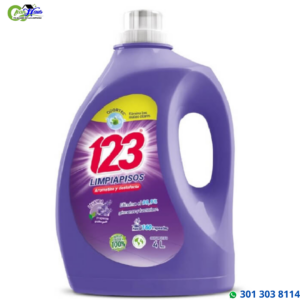 Limpia Pisos 123 Lavanda 4 Ltrs