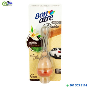 BON AIRE AUTO MADEIRA VAINILLA CREMOSA X 6ML