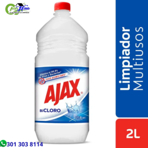 Limpia Pisos Ajax Bicloro Poder Desinfectante 2L